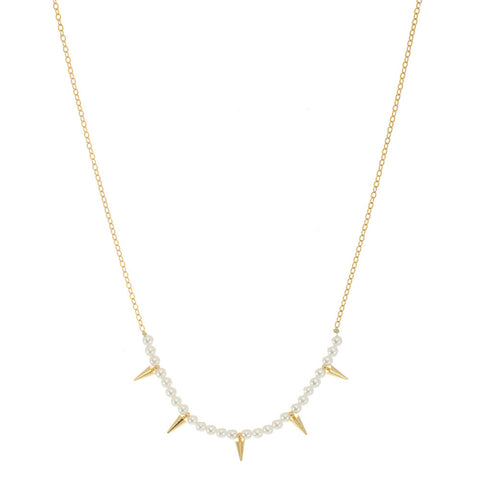 Pearl Spike 3 in 1 Necklace