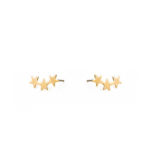 Pearl and Star Earrings