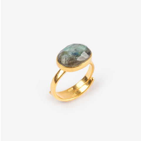 Fired Opal Bonbon Ring