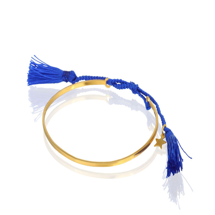 Cobalt Blue Cuff Bracelet Jiya Jewellery 