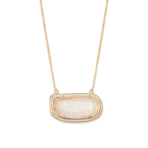 Floating Disc Necklace