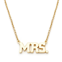Mrs necklace Melanie Auld 