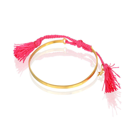 Neon Pink Bondi Bracelet