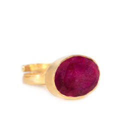 Ruby Bonbon Ring SVP Jewellery 
