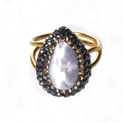 Native Gem Pearl Ilume ring from sixforgold