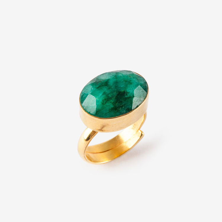 Emerald Green Bonbon Ring SVP Jewellery 