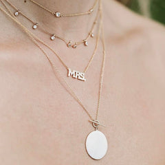 Floating Disc Necklace