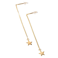 Star on Chain earrings from anna + nina
