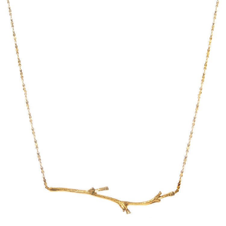 Gold Branch necklace Catherine Weitzman