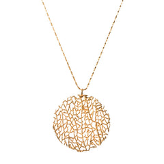 Gold Coral Necklace Catherine Weitzman 