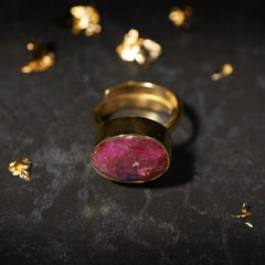 Ruby Bonbon Ring
