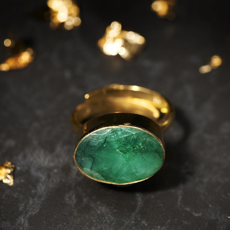 Emerald Green Bonbon Ring SVP Jewellery 