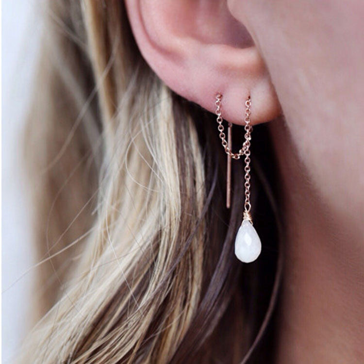Threader earrings Leah Alexandra